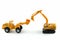 Excavator and bulldozer toys