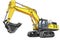 Excavator caterpillar