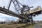 Excavator in the disused lignite opencast Ferropolis - Germany