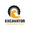 Excavator engine repair logo
