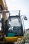 Excavator, hydraulics, tires, screws