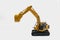 Excavator loaders  model  on  a white background