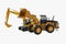 Excavator model and Wheel loader