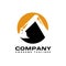 Excavators Construction machinery logo