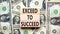 Exceed to succeed symbol. Concept words Exceed to succeed on beautiful wooden blocks. Dollar bills. Beautiful dollar bills