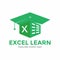 Excel Academy logo design vector