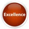 Excellence premium brown round button