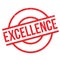 Excellence rubber stamp