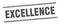 excellence stamp. excellence square grunge sign.