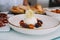 Excellent gourmet version of a caprese salad made with buffalo mozzarella