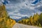 Excellent highway in Canadian Rockies