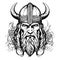 Excellent lovely vector art viking emblem symbol