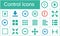 Excellent media player control icon set for designers in the design of all kinds of works. Beautiful and modern icon which can be