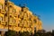 Excelsior Palace Four Seasons Palazzo Hotel on Taormina shore over Ionian sea in Messina region of Sicily in Italy
