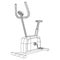 Excercise Bike. Gym equipment. Sport cardio fitness concept