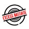 Excess Baggage rubber stamp