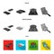 Excitement, casino, game and other web icon in black, flat, monochrome style Magnifier, cheating, entertainment, icons