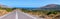 An exciting panoramic view of amazing roads without traffic in a