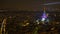 Exciting view of night Paris and illuminated Eiffel Tower, cityscape, France