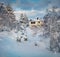 Exciting winter view of Lofoten Island. Frosty morning scene of Norway, Europe.