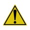 Exclamation sign, Danger Warning, Isolated, Caution icon Warning symbol,