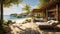 exclusive island retreat: pristine beaches, private cabanas, azure waters