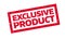 Exclusive Product rubber stamp