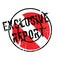 Exclusive Report rubber stamp