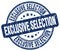 exclusive selection blue stamp