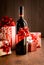 Exclusive wine bottle gift