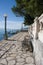Excursion path lungomare along the Adriatic coast