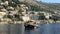 Excursion replica of the old-time fishing boat underway off the Dalmatian Coast at Dubrovnik, Croatia