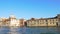 Excursion in Venice, view on Grand Canal and ancient buildings, water tour