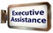 Executive Assistance on billboard background