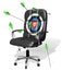 Executive chair target and arrows, 3D Illustration