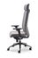 Executive Office Chair gray fabric Side view