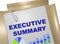 Executive Summary concept