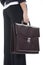 Executive woman holding a briefcase