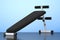 Exercise bench. Gym Equipment. 3d Rendering