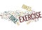Exercise Bikes How Far They Have Come Text Background Word Cloud Concept