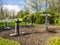 Exercise Equipment in a park in Burnley Lancashire