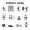 Exercise icons