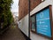 EXETER, DEVON, UK - November 24 2020: A sign pointing to the Quaker meeting house on Wynards Lane