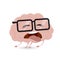 Exhausted brain clipart