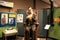 Exhibit of the Robert Wadlow, the world`s tallest man, Rochester Museum and Science Center, New York, 2018