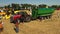 Exhibition Agricultural machinery in the field.