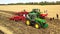 Exhibition Agricultural machinery in the field.