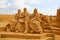 Exhibition of sand sculptures. Roman Senate