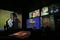 The exhibition Van Gogh Alive â€“ The Experience at The Old Train Station in Krakow.