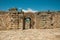 Exit with arches at Roman Amphitheater in Merida